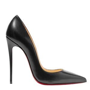 Christian Louboutin So Kate 120 Nappa Leather Pump Black Size 40